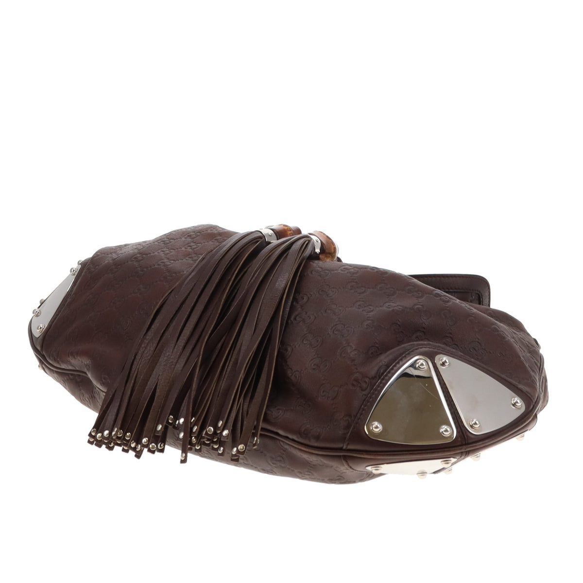 Gucci Indy Hobo Brown Guccissima Vintage