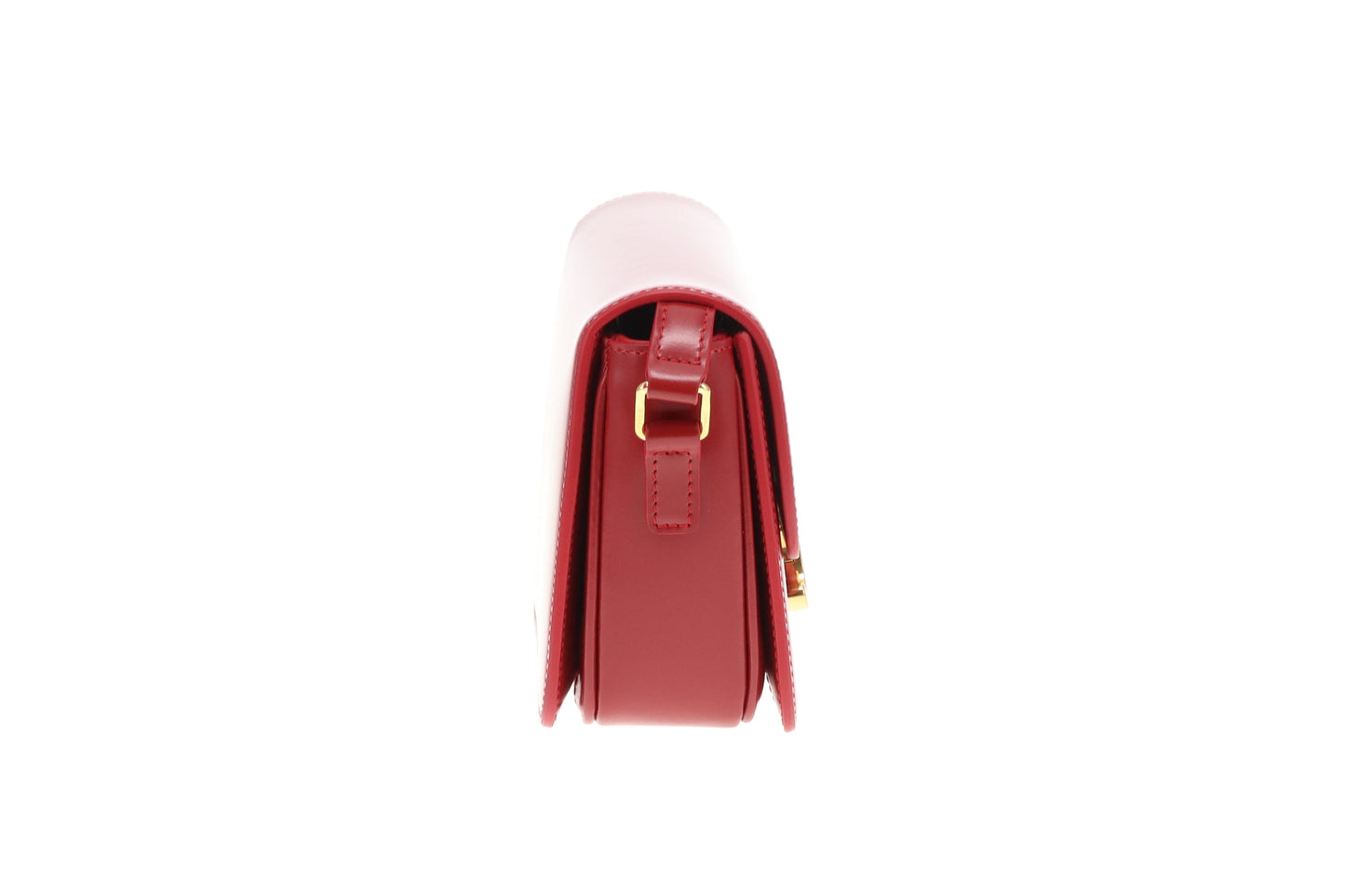 Celine Triomphe Teen Red Shiny Calfskin GHW 2023