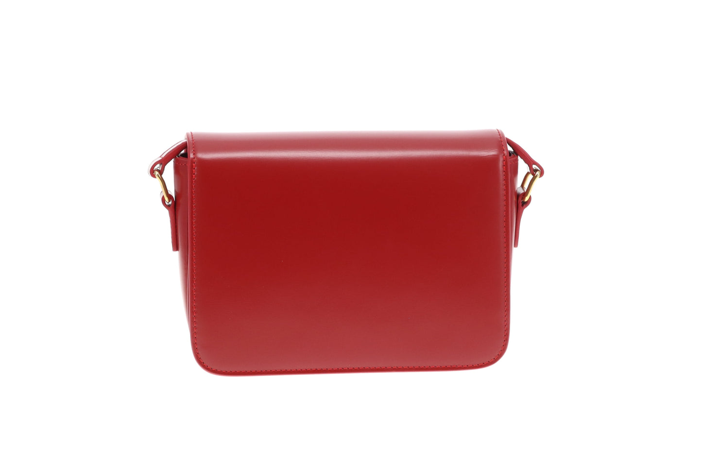 Celine Triomphe Teen Red Shiny Calfskin GHW 2023
