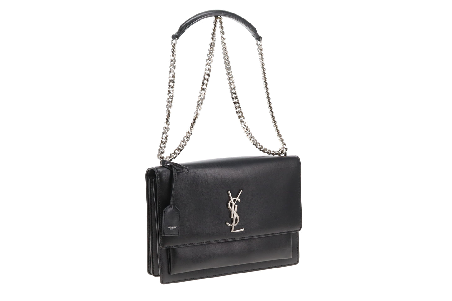 Saint Laurent Sunset Large Black SHW