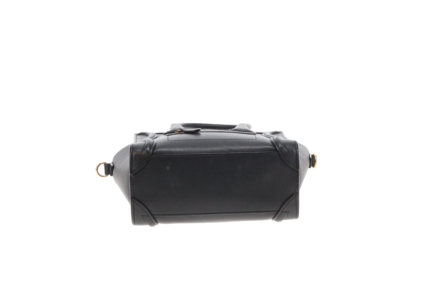 Celine Luggage Nano Black Leather GHW 2019