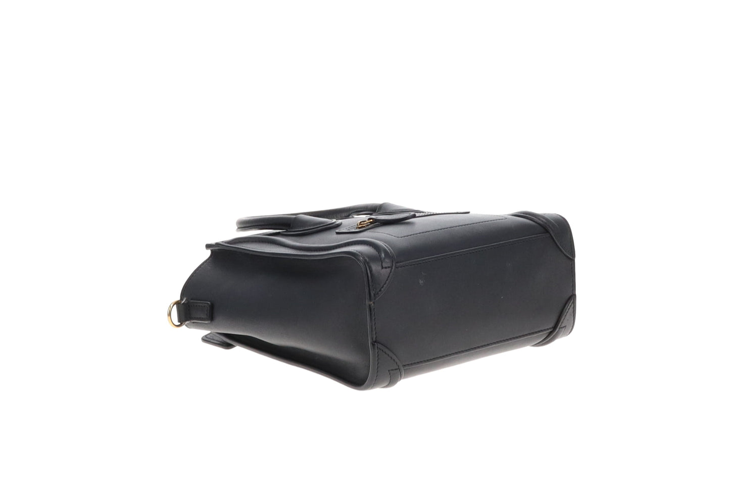 Celine Luggage Nano Black Leather GHW 2019