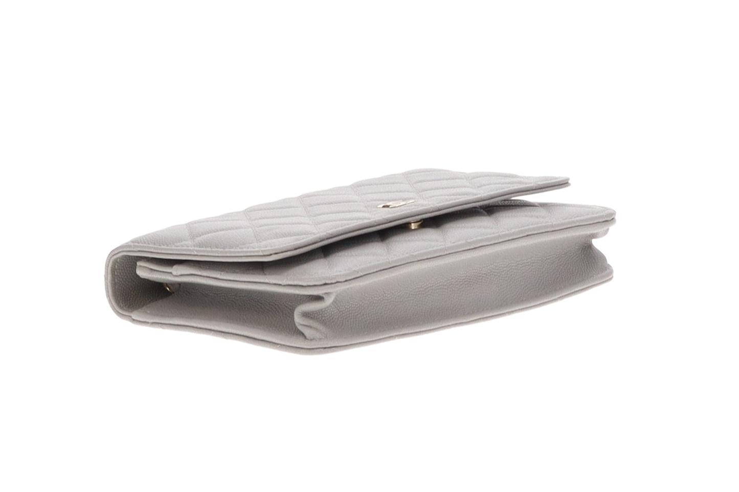 Chanel Wallet On Chain Grey Caviar 2022