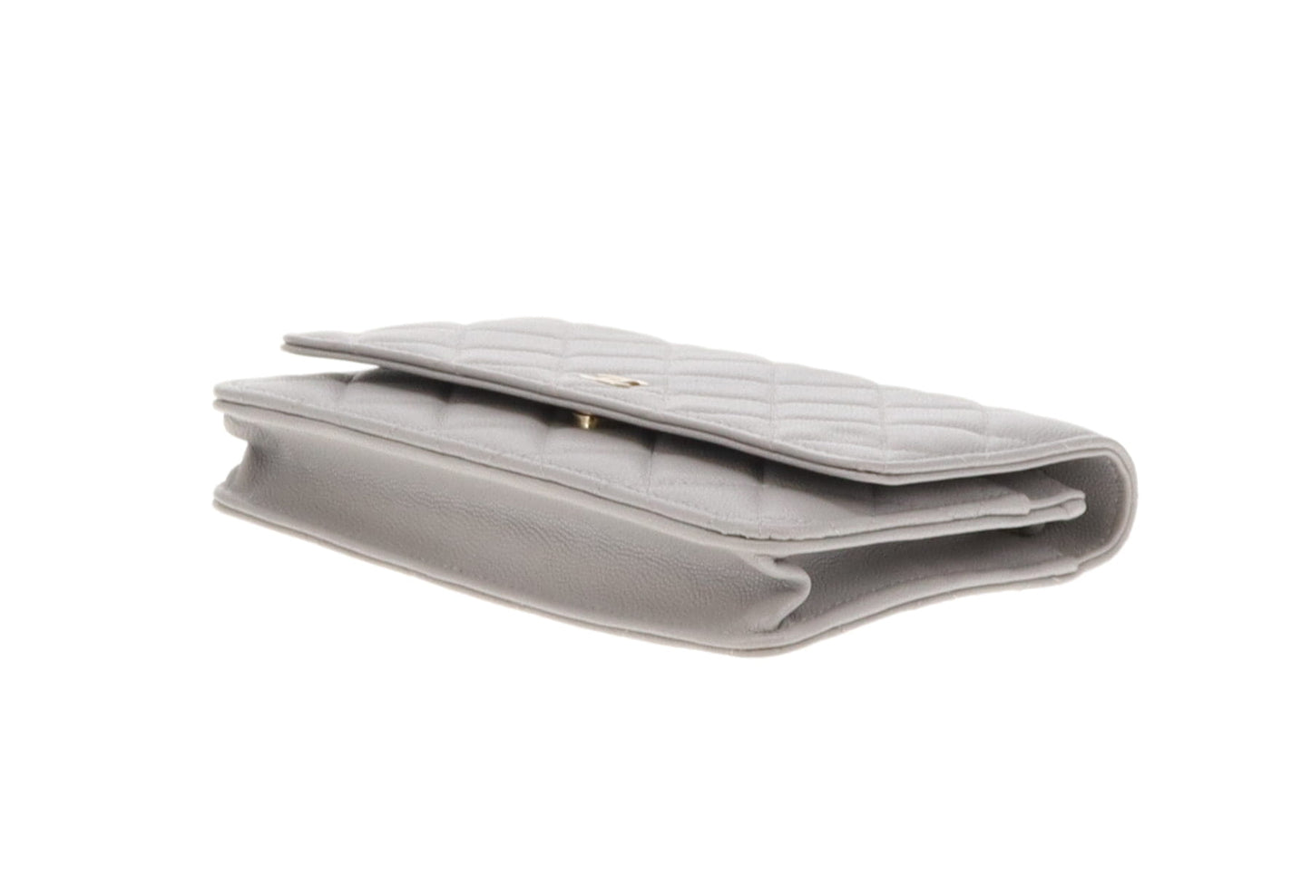 Chanel Wallet On Chain Grey Caviar 2022