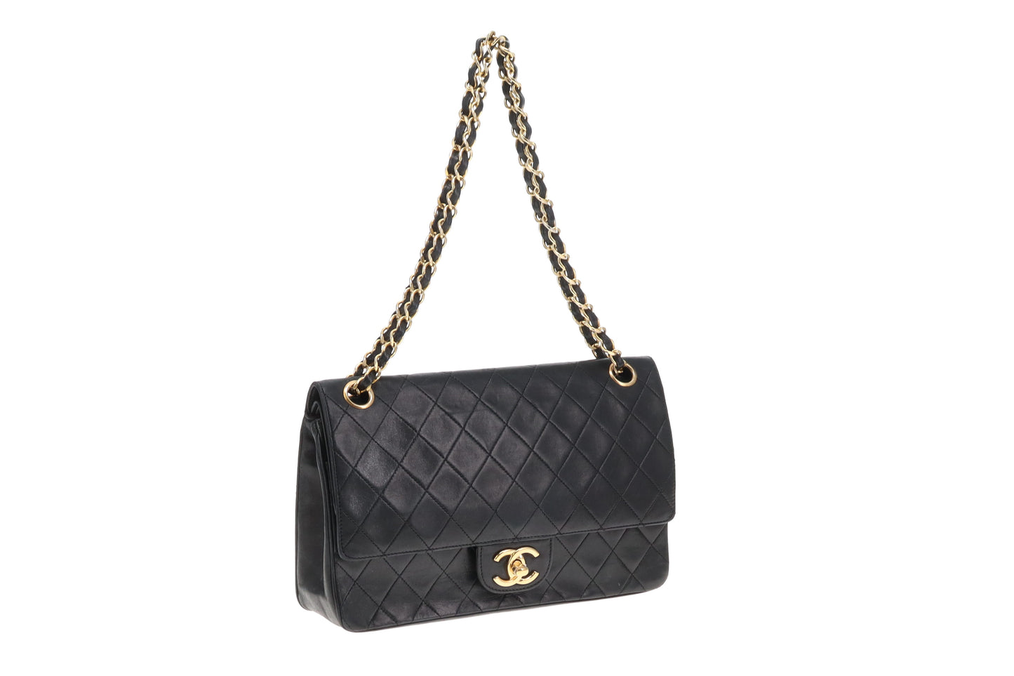 Chanel Classic Double Flap Vintage Black Lambskin GHW