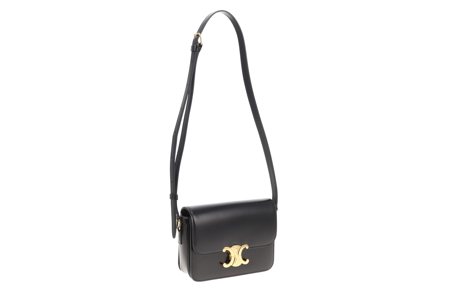 Celine Triomphe Teen Black