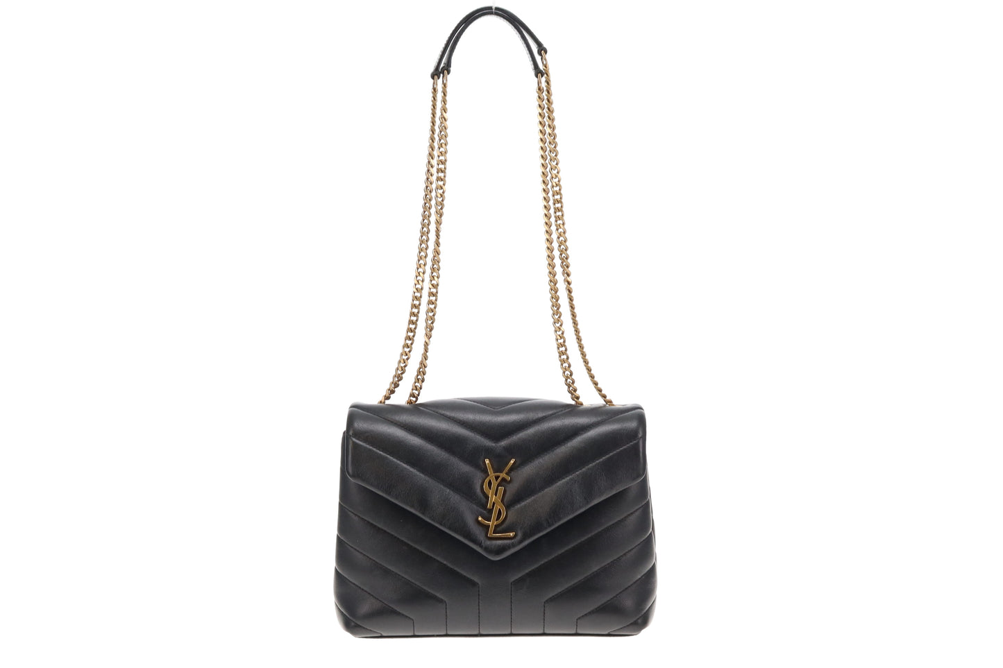 Saint Laurent Loulou Small Black GHW 2020 2