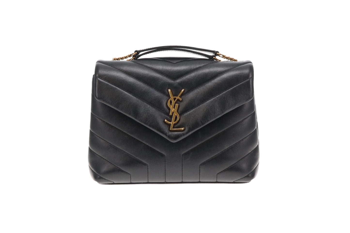 Saint Laurent Loulou Small Black GHW 2020 2