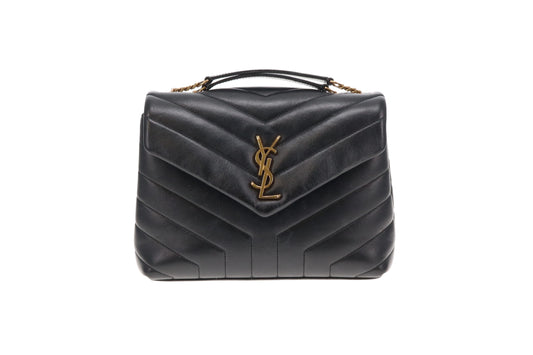 Saint Laurent Loulou Small Black GHW 2020 2