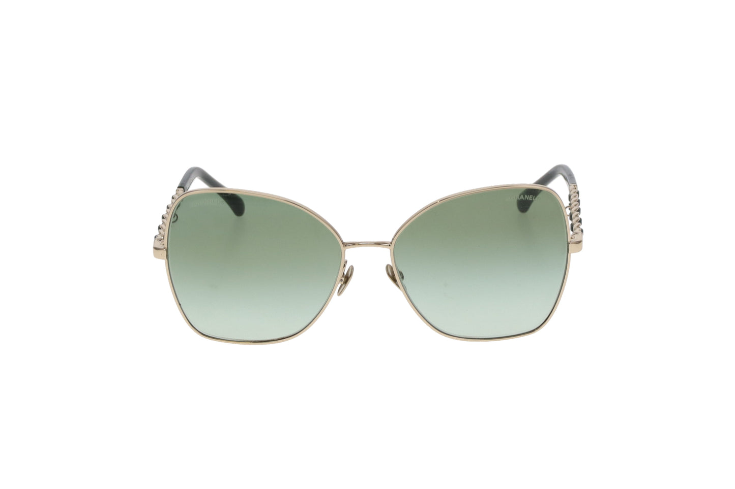 Chanel 4274 Chain Arm Green Lens Sunglasses