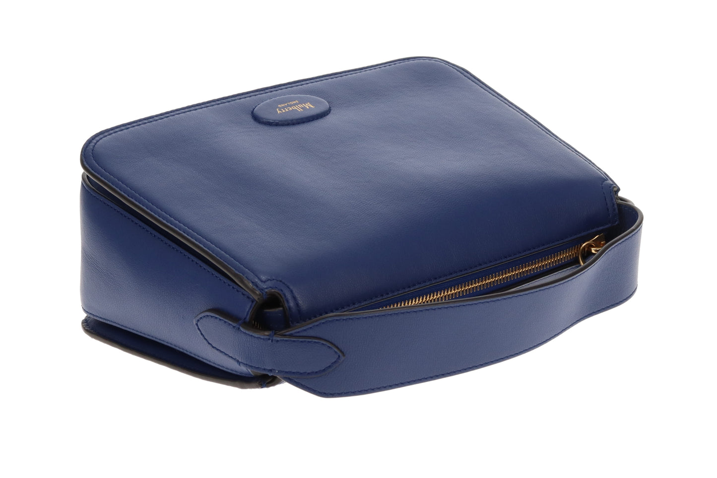 Mulberry Billie Blue Satchel Silky Calf