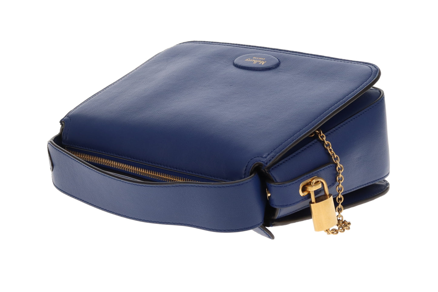 Mulberry Billie Blue Satchel Silky Calf