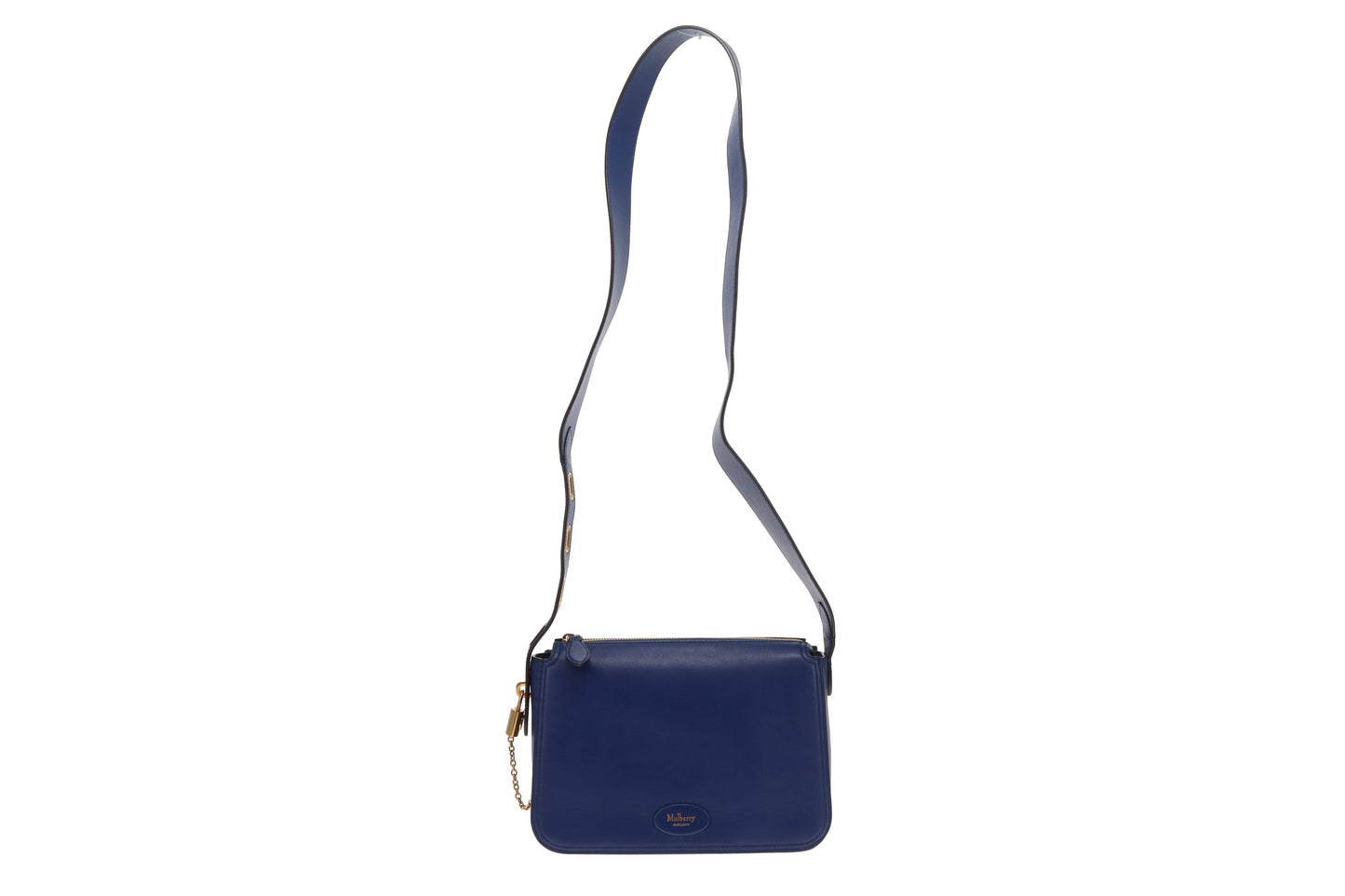 Mulberry Billie Blue Satchel Silky Calf
