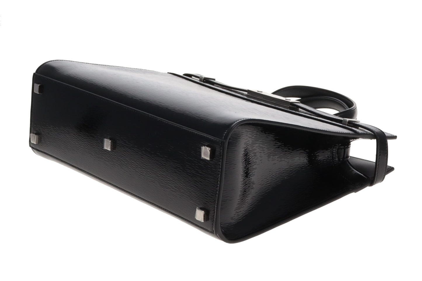 Saint Laurent Manhattan Tote Medium Black Patent SHW 2019