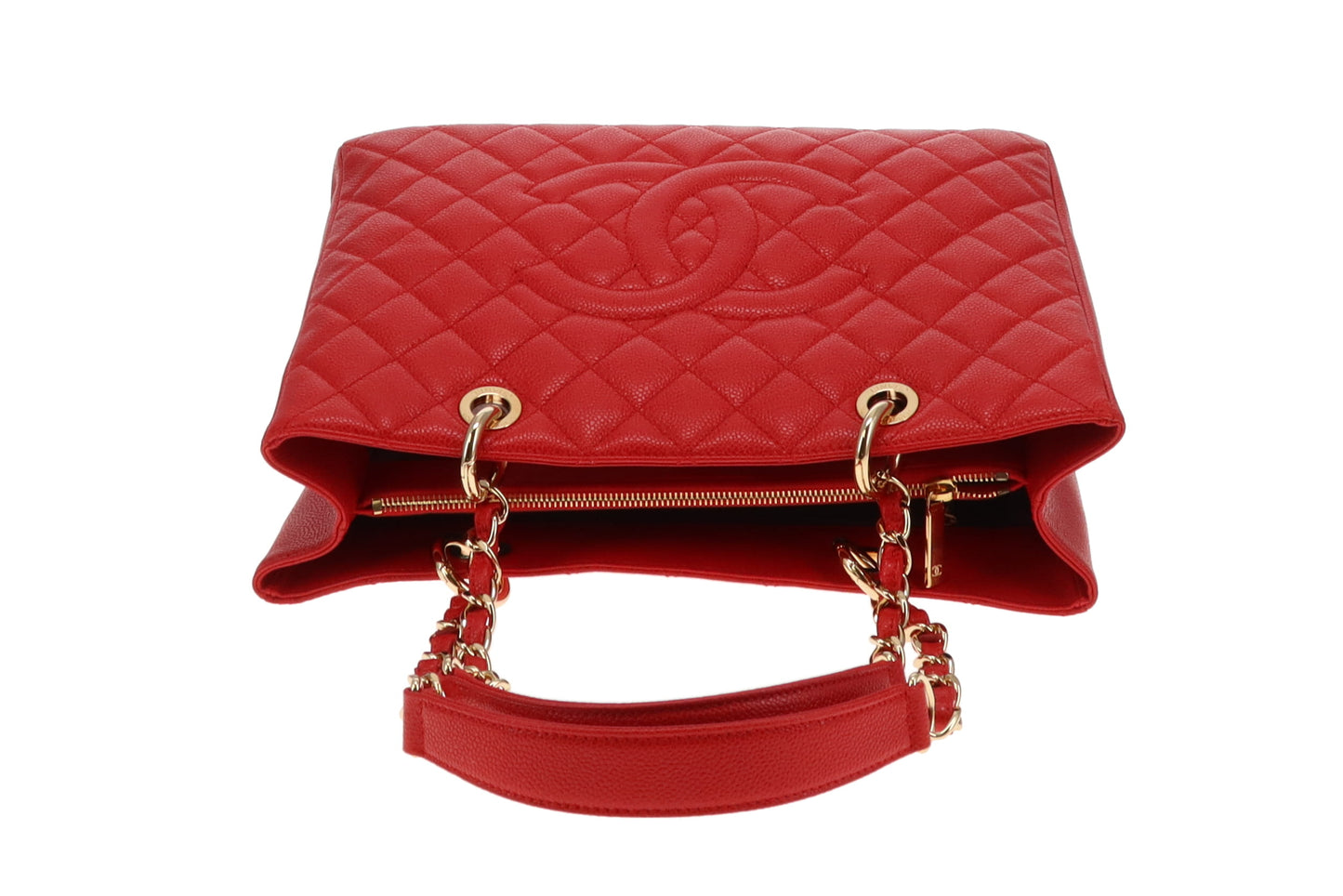Chanel GST NM Bright Red Caviar GHW 2013/14