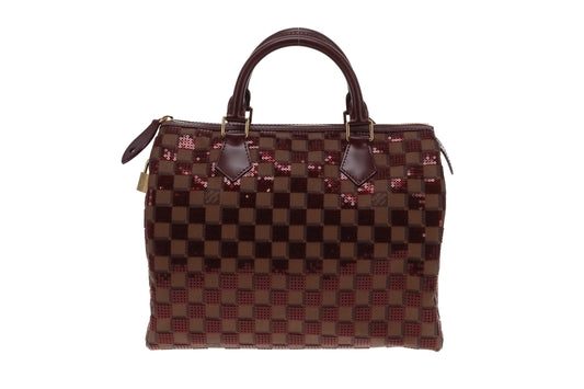 Louis Vuitton Speedy 30 Damier Paillettes Rouge SR1153 - 2013