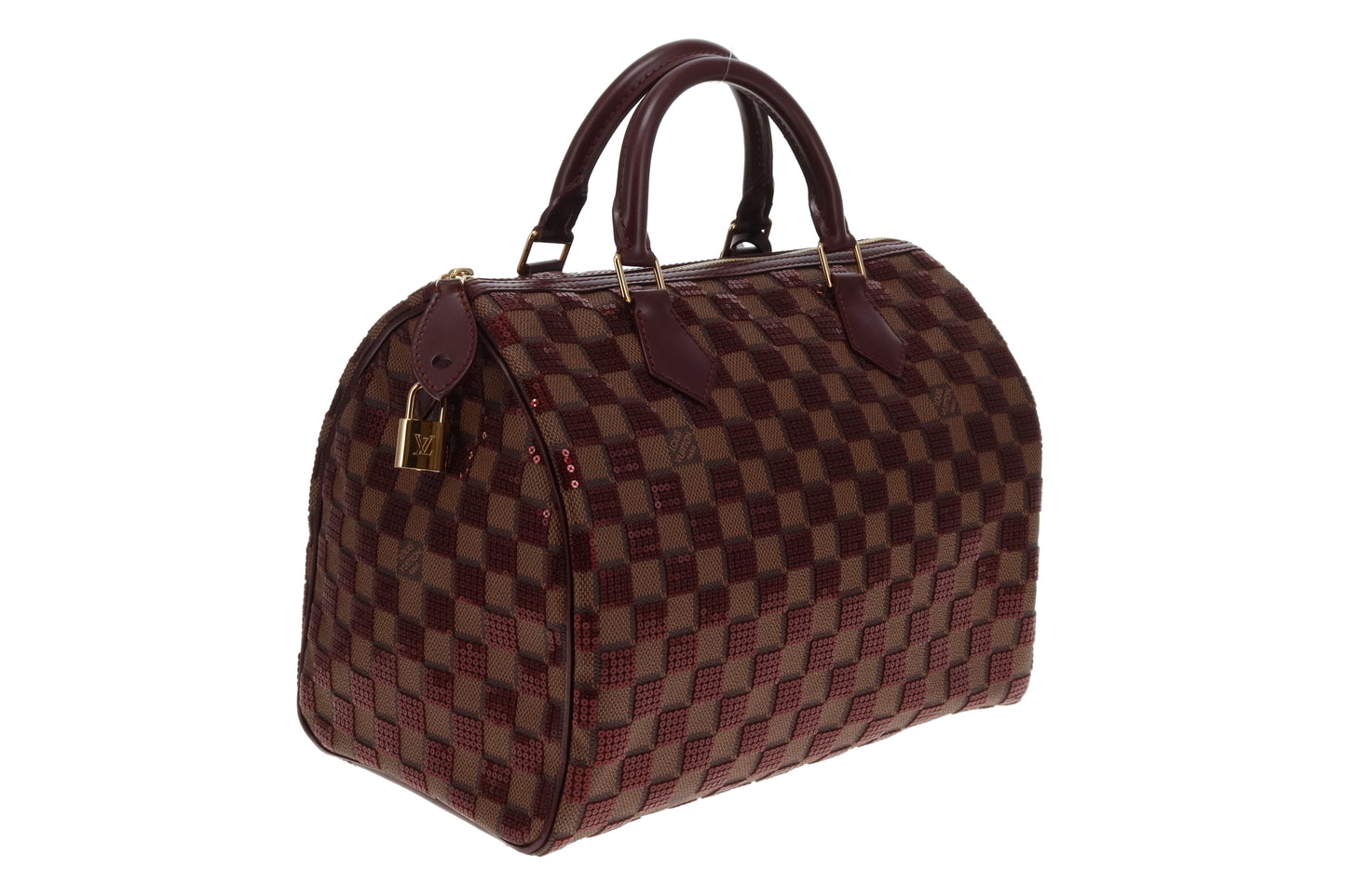 Louis Vuitton Speedy 30 Damier Paillettes Rouge SR1153 - 2013