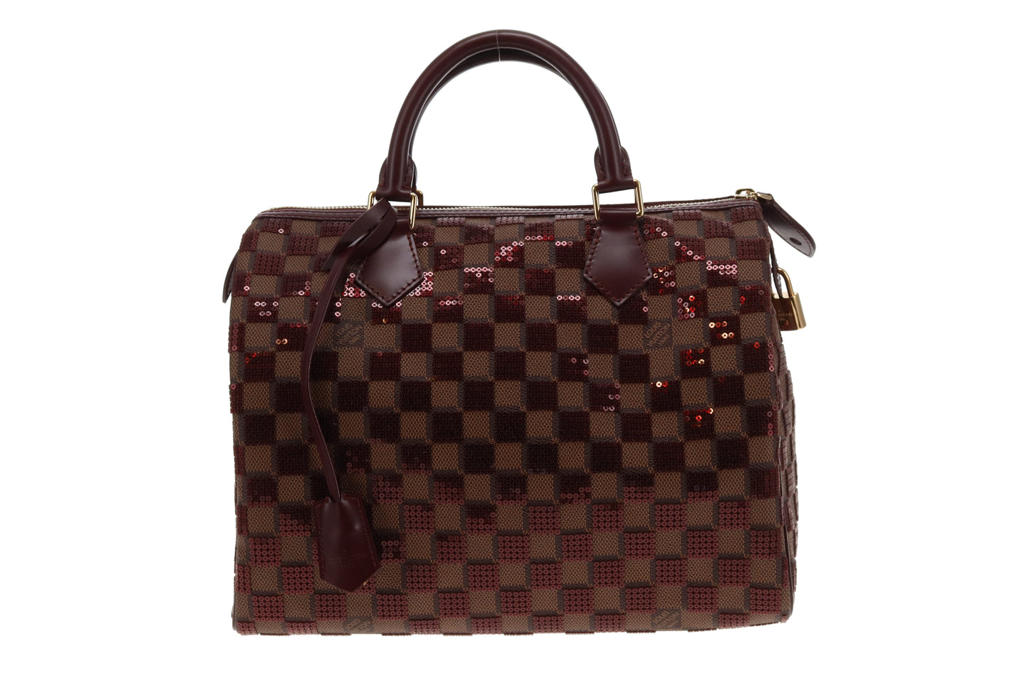 Louis Vuitton Speedy 30 Damier Paillettes Rouge SR1153 - 2013