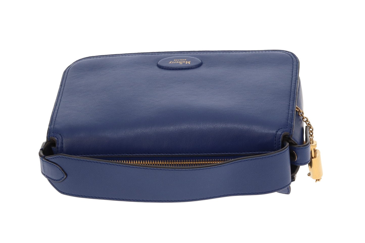 Mulberry Billie Blue Satchel Silky Calf