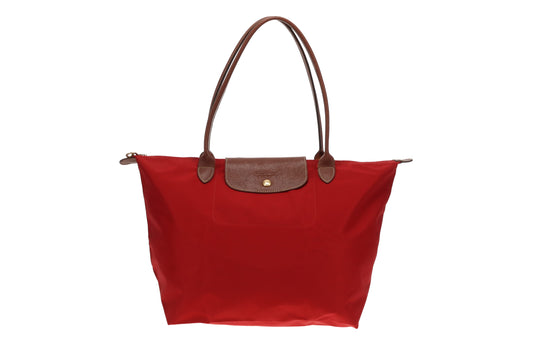 Longchamp Le Pliage Medium Red Nylon