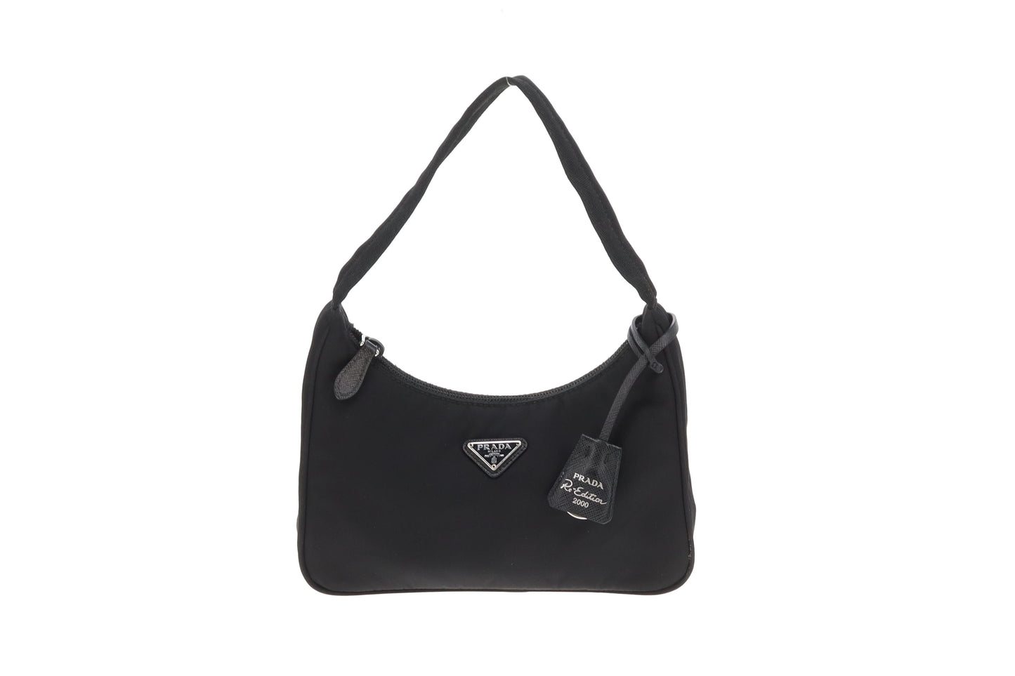 Prada Re-Edition 2000 Small Shoulder Bag Black Nylon