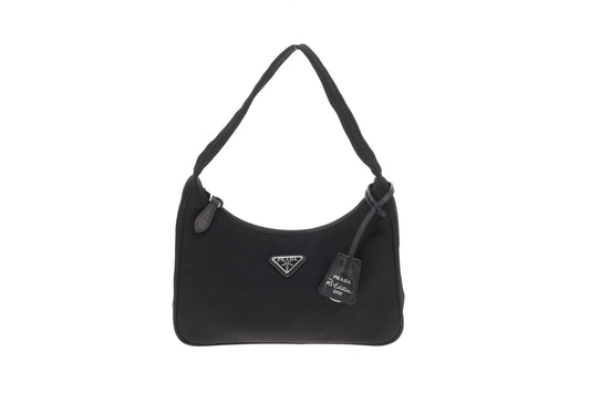 Prada Re-Edition 2000 Small Shoulder Bag Black Nylon