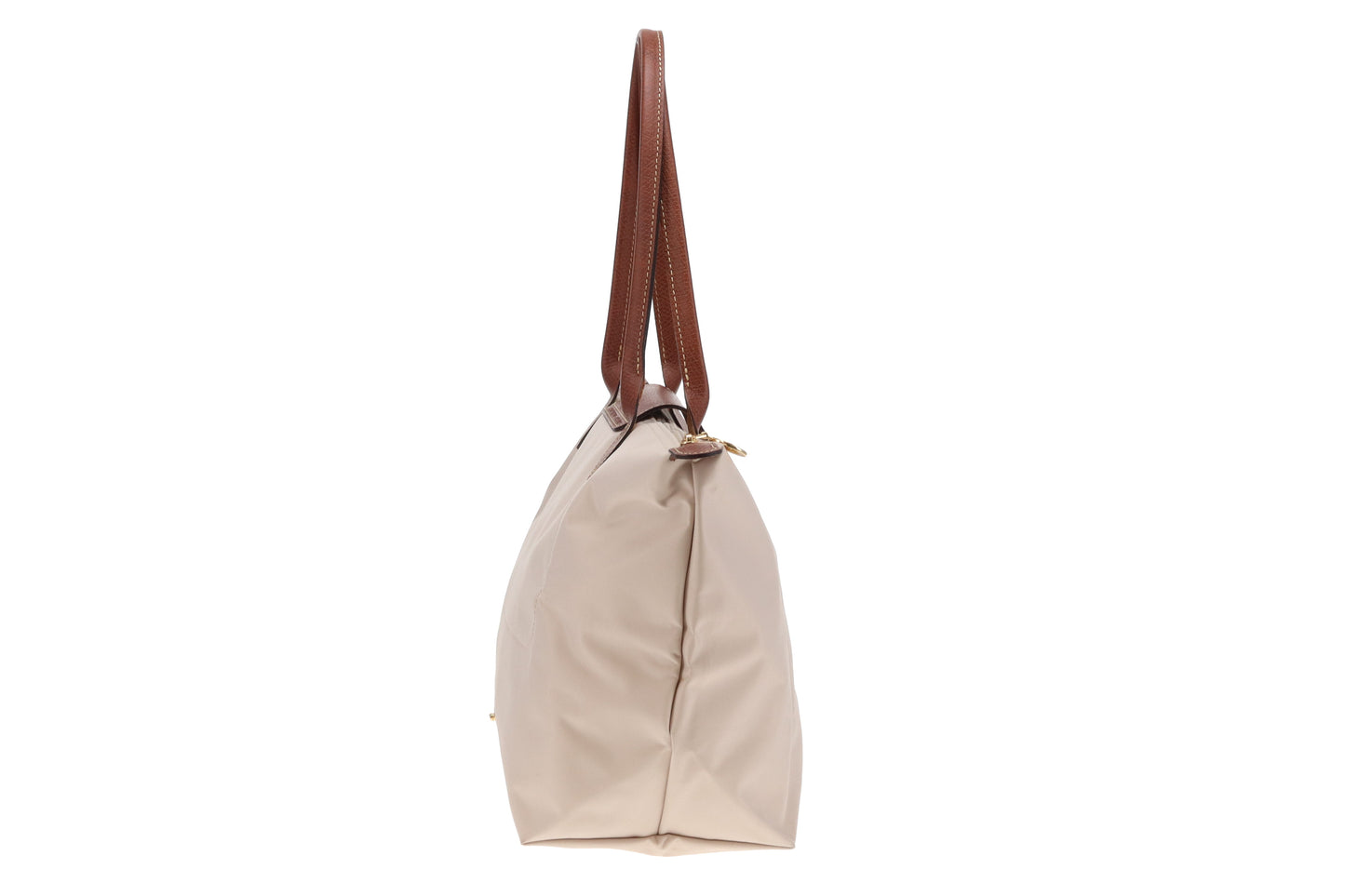 Longchamp Beige Le Pliage Shoulder Bag M