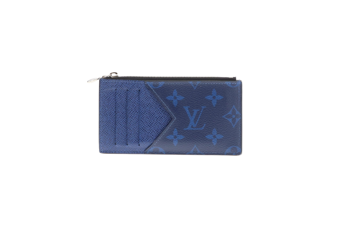 Louis Vuitton Pocket Organiser In Cobalt Taigarama Monogram