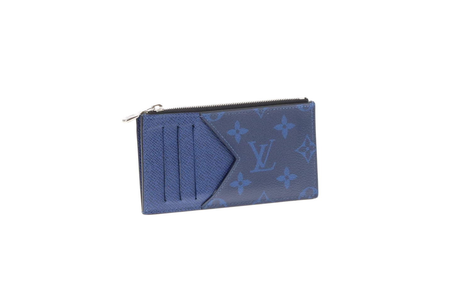 Louis Vuitton Pocket Organiser In Cobalt Taigarama Monogram