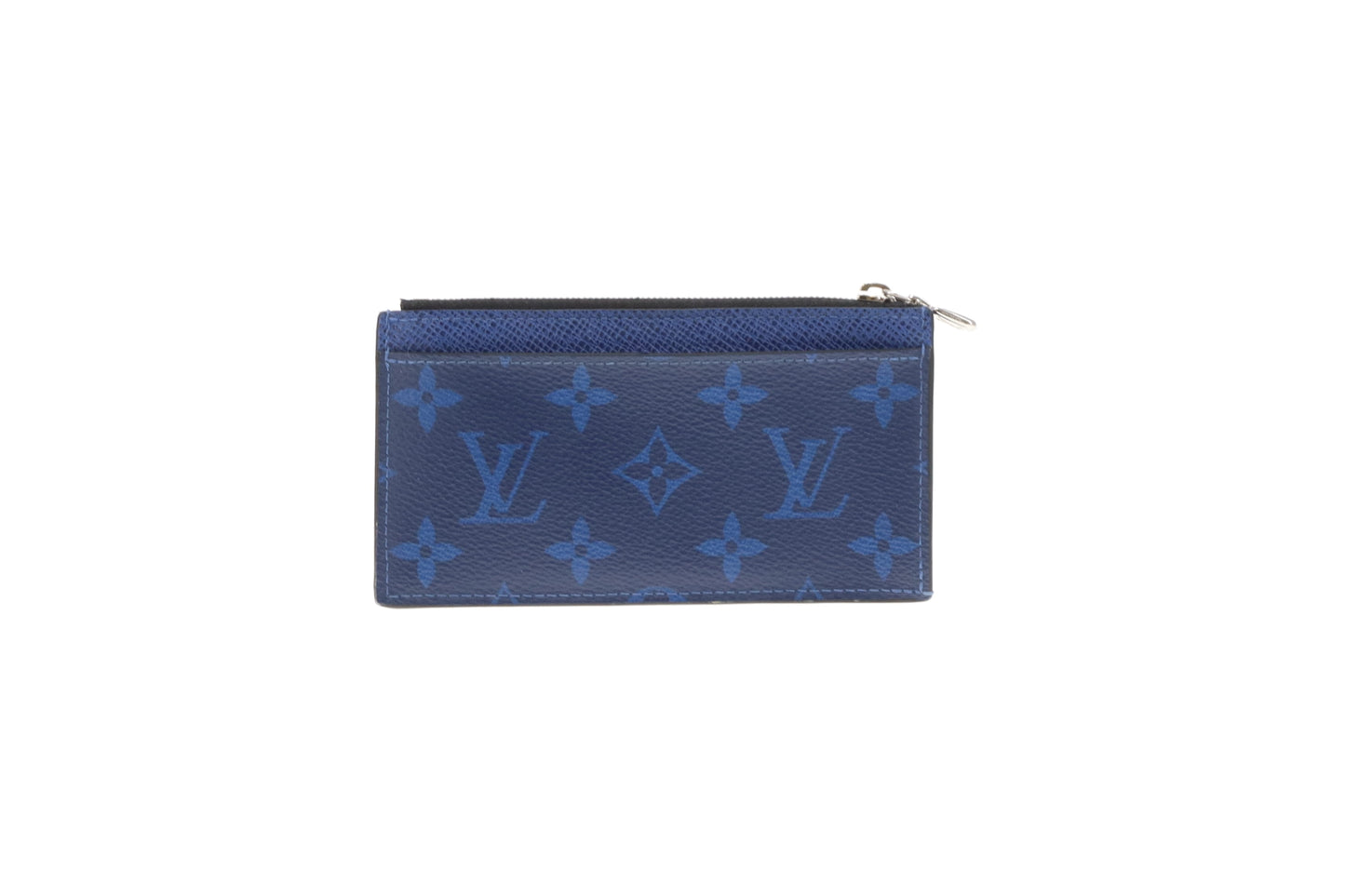 Louis Vuitton Pocket Organiser In Cobalt Taigarama Monogram