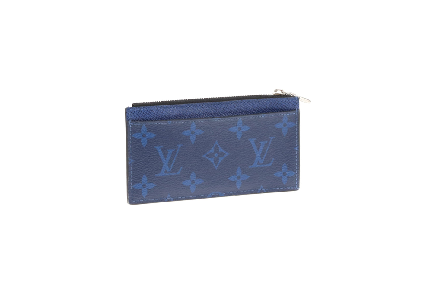 Louis Vuitton Pocket Organiser In Cobalt Taigarama Monogram