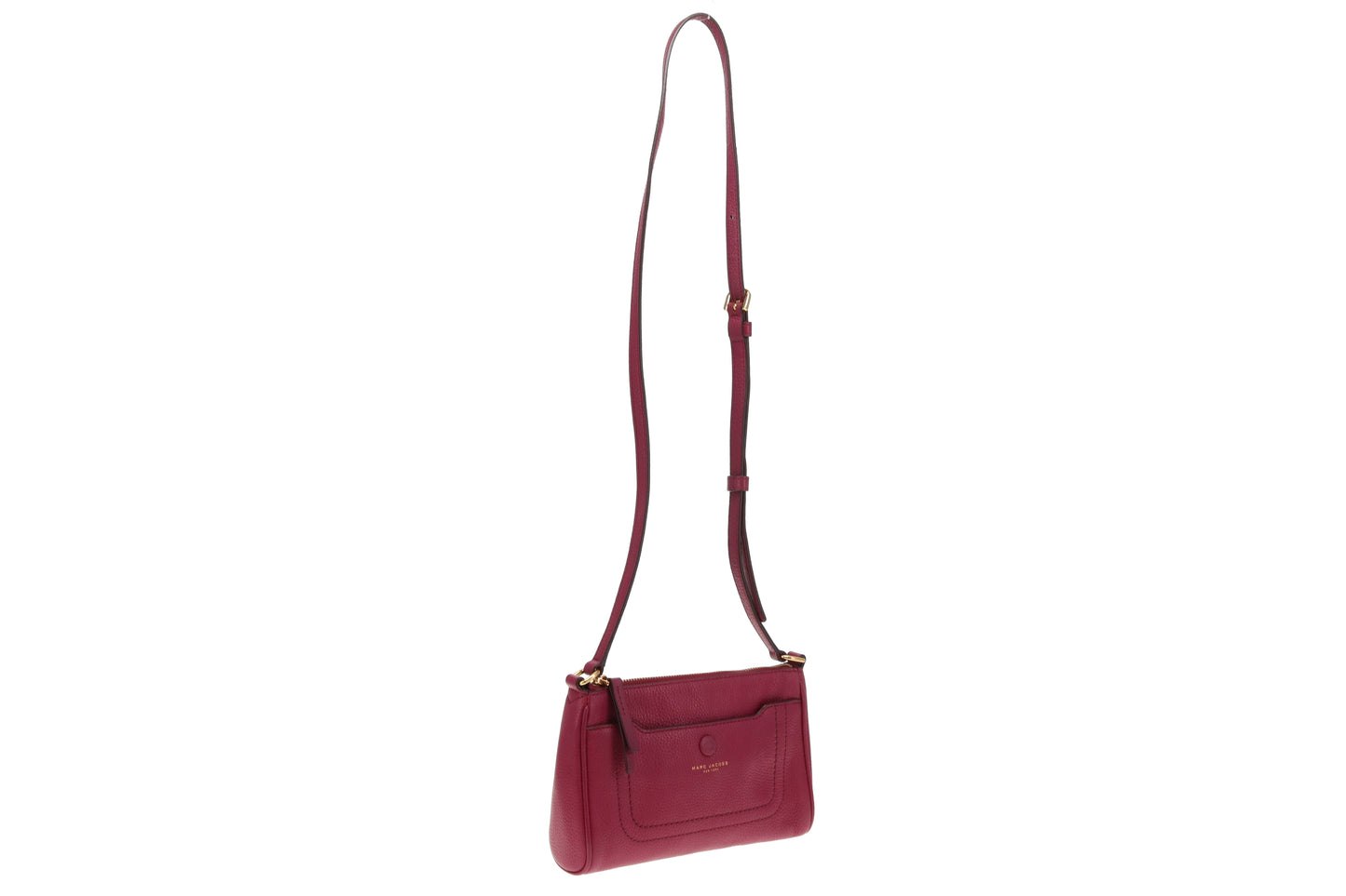 Marc Jacobs Magenta Pink Leather Empire City Crossbody Bag
