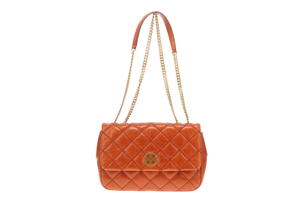 Tory Burch Willa Bag Dark Whiskey