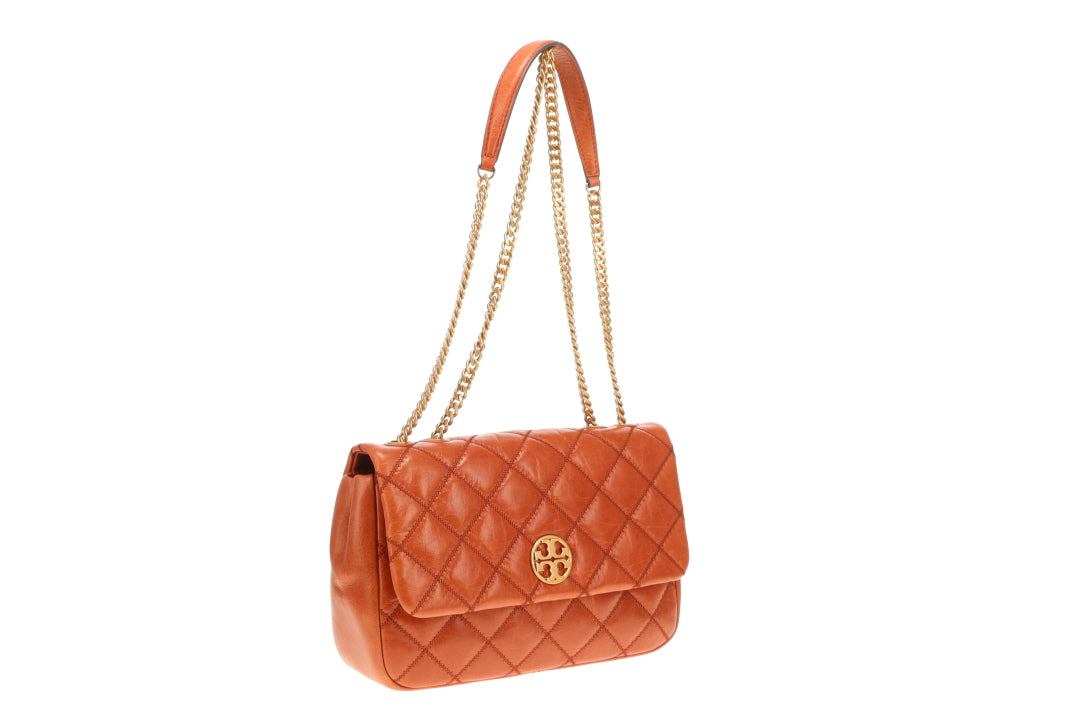 Tory Burch Willa Bag Dark Whiskey