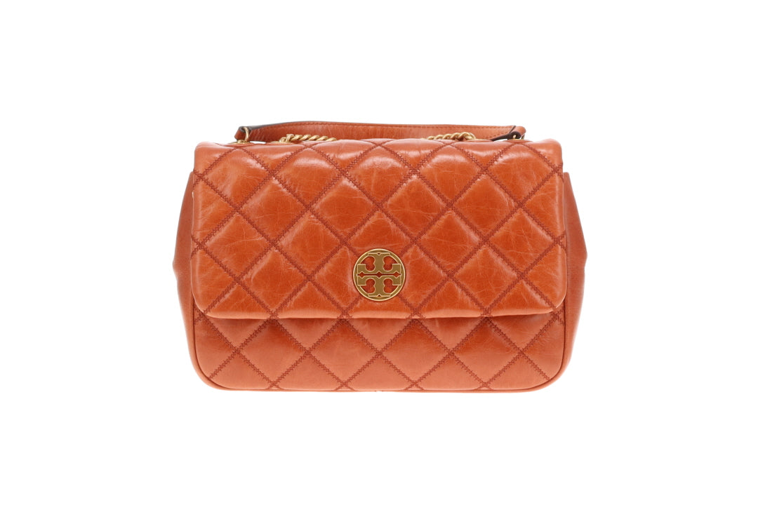 Tory Burch Willa Bag Dark Whiskey