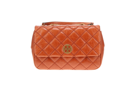Tory Burch Willa Bag Dark Whiskey
