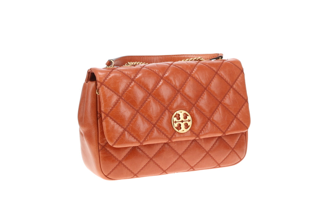 Tory Burch Willa Bag Dark Whiskey
