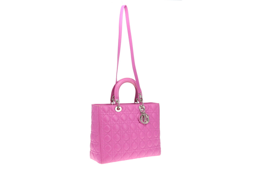 Dior Lady Dior Large Pink SHW 2011