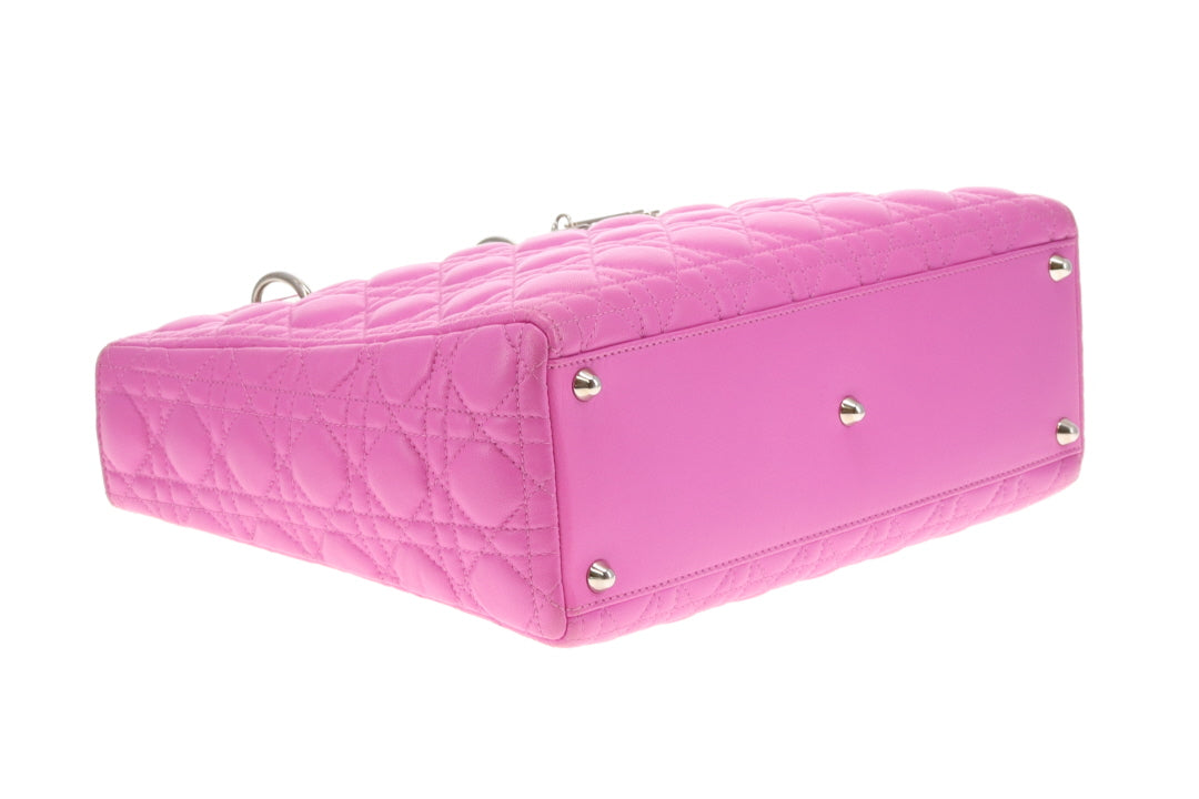Dior Lady Dior Large Pink SHW 2011
