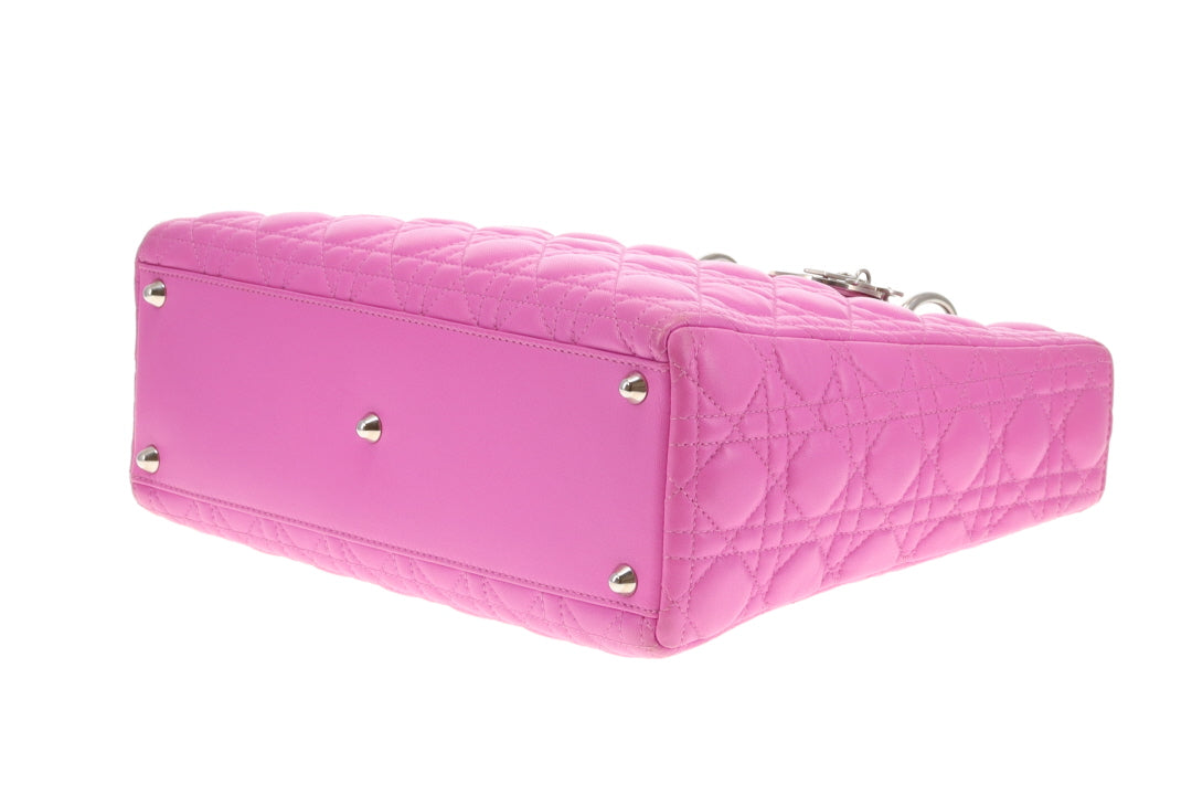 Dior Lady Dior Large Pink SHW 2011