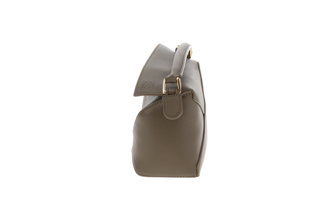 Loewe Puzzle Mini Dark Khaki Leather