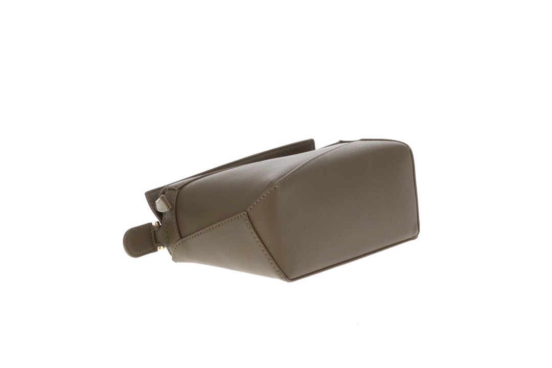 Loewe Puzzle Mini Dark Khaki Leather