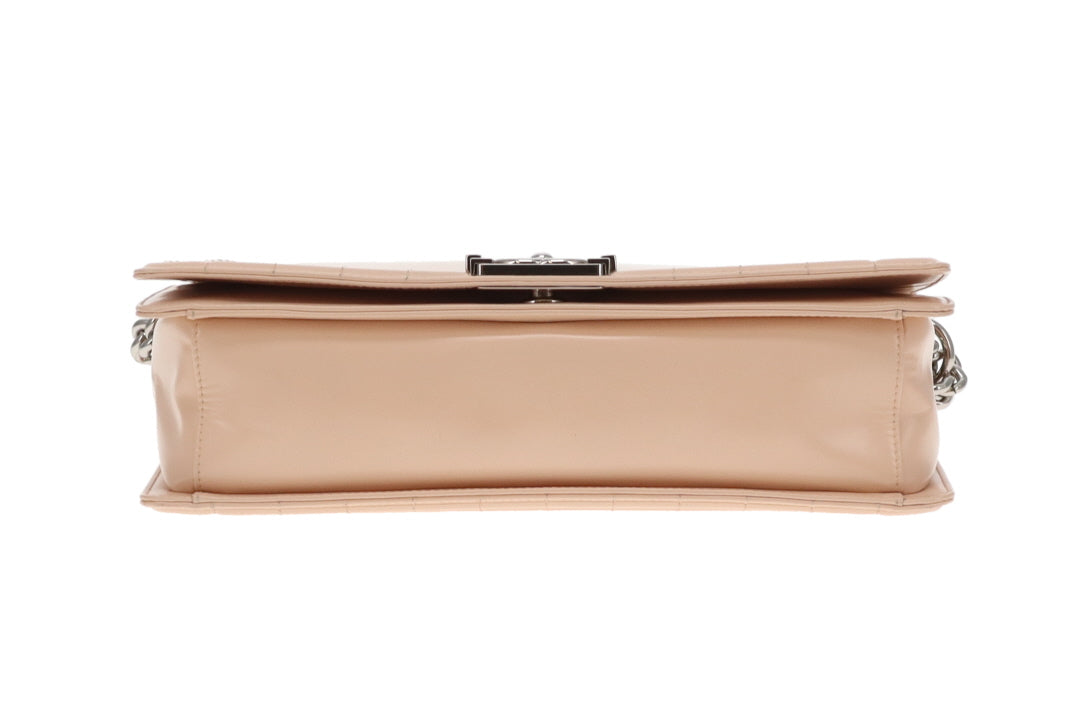 Chanel Boy Bag Large Beige Smooth Leather SHW 2012