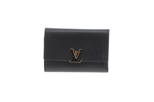 Louis Vuitton Capucines Wallet Black with Pink MI2178 - 2018
