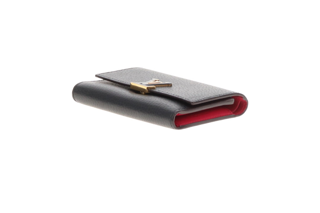 Portefeuille Capucines Louis Vuitton Noir et rose MI2178 - 2018