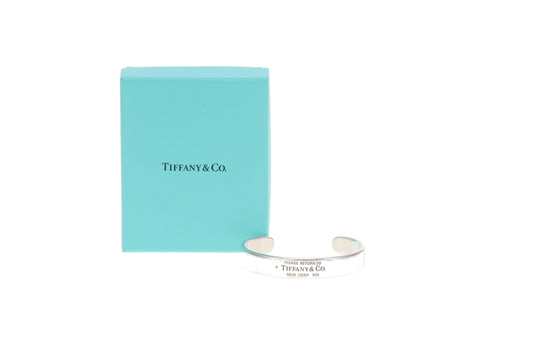 Tiffany & Co RTT Bangle with Diamonds Sterling Silver