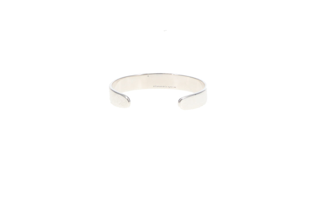 Bracelet jonc RTT Tiffany & Co en argent sterling avec diamants