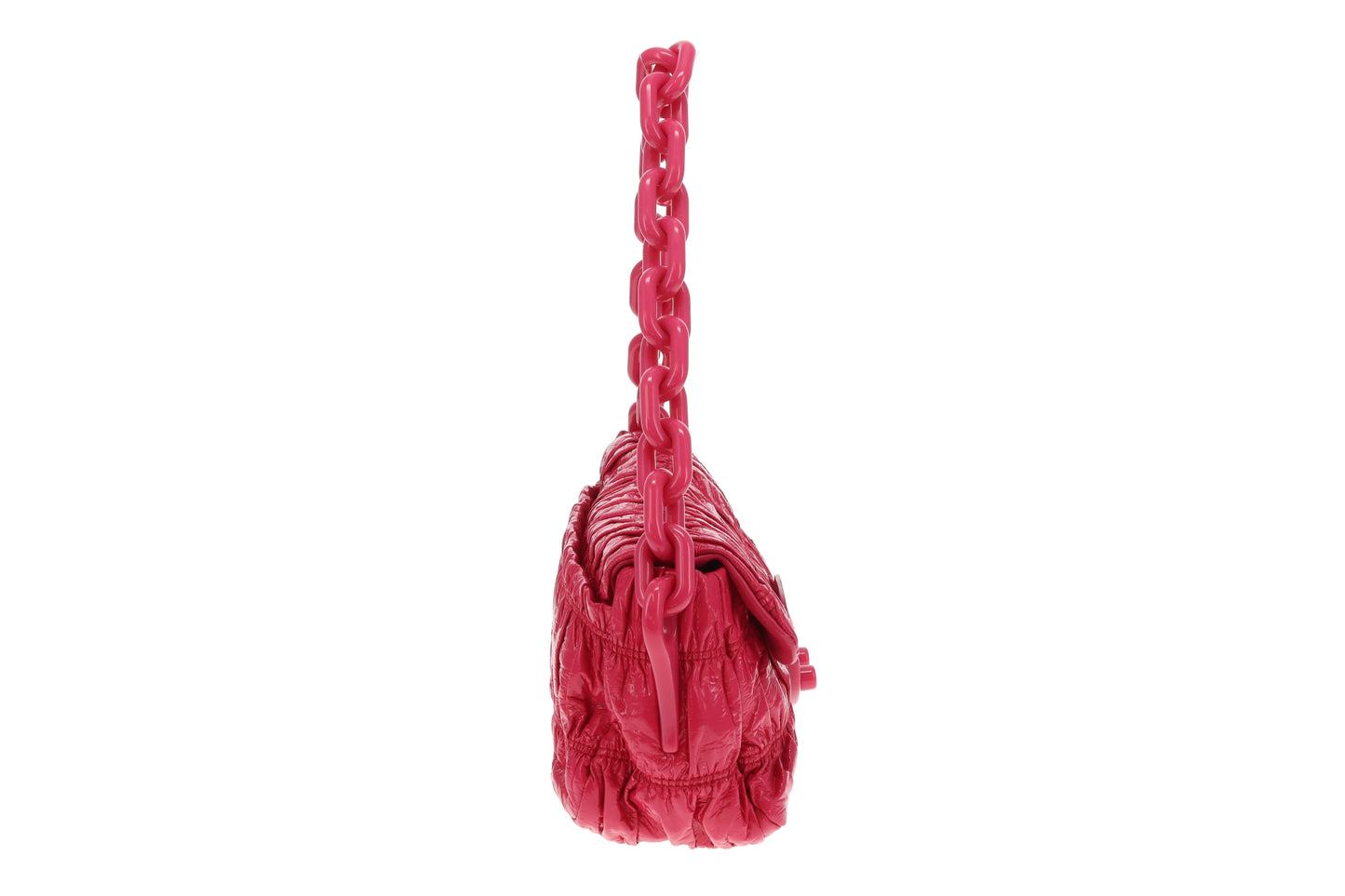 Prada Vernice Gaufre Fuxia Bag