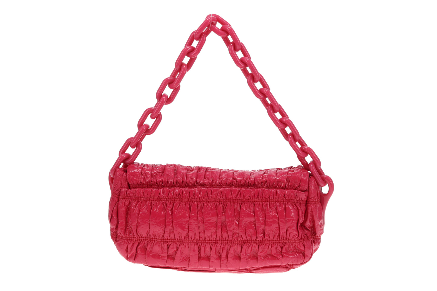 Prada Vernice Gaufre Fuxia Bag