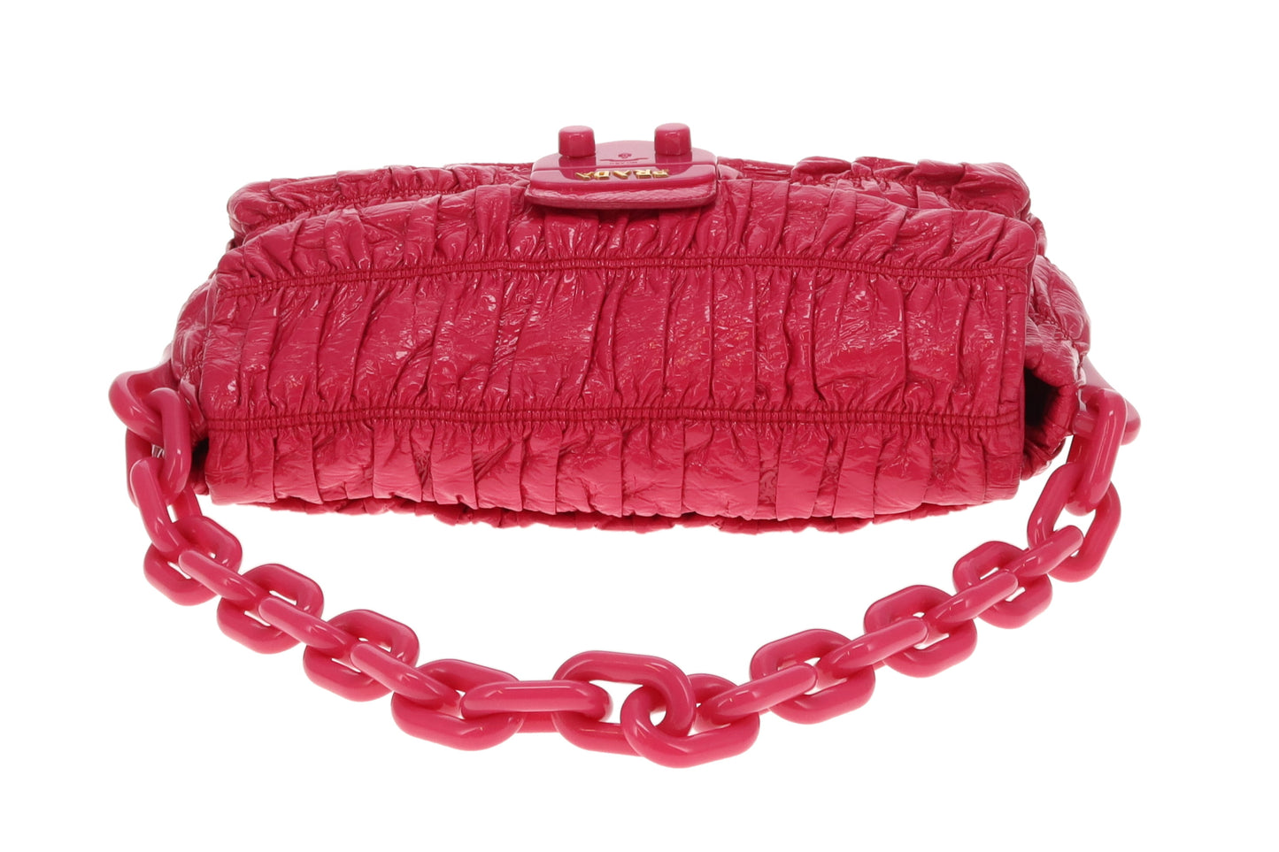 Prada Vernice Gaufre Fuxia Bag